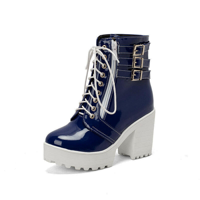 Women's Autumn And Winter Thick Heeled Short Boots.