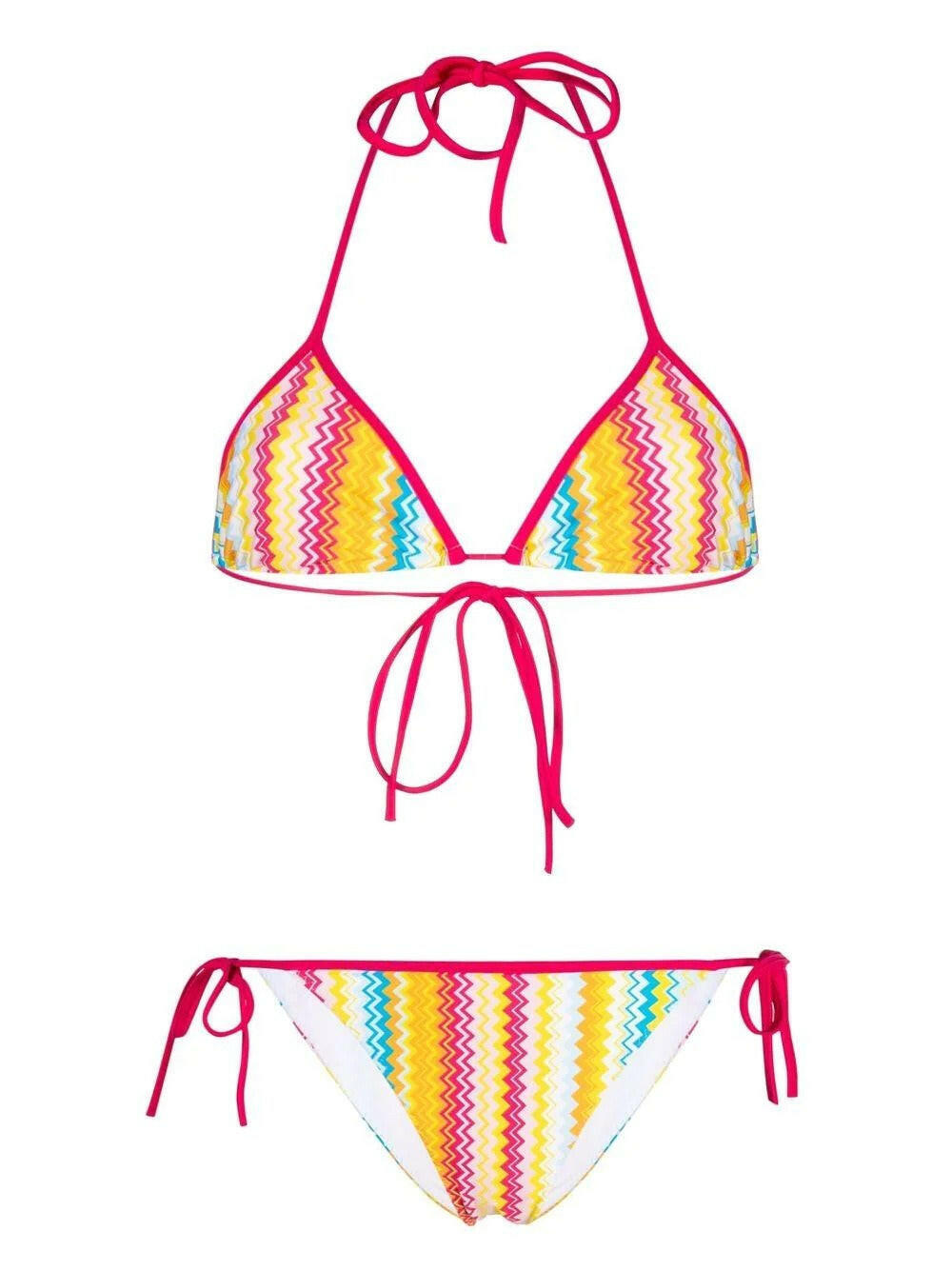 Three point swimsuit bikini strap.