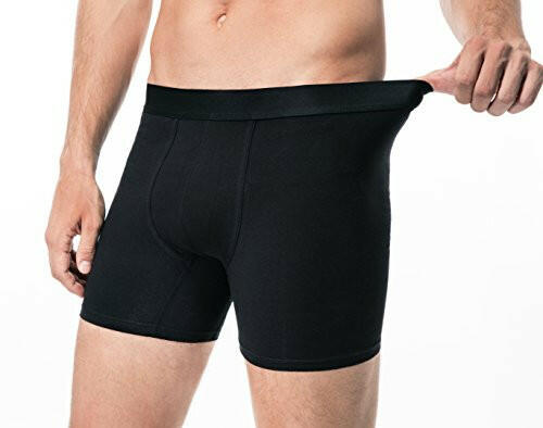 2 Pcs Boxer Brief L Black A387-003.