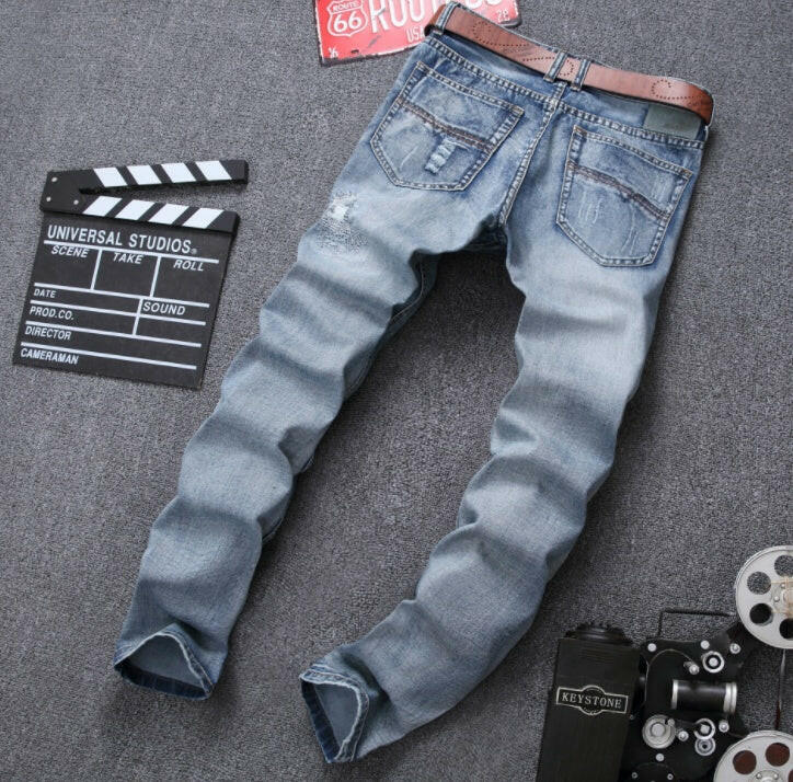 Male Plus Size Jean Trousers.