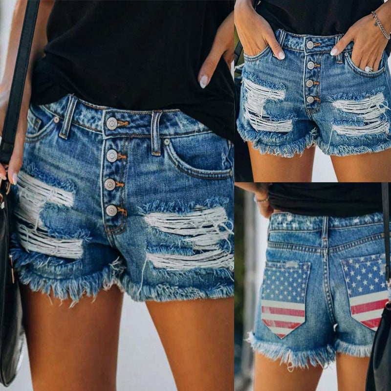 Shorts Ripped jean