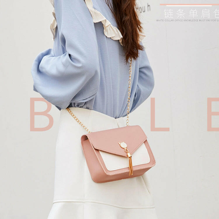 Small Crossbody Bags For Women Cat Lock Chain Messenger Bags.