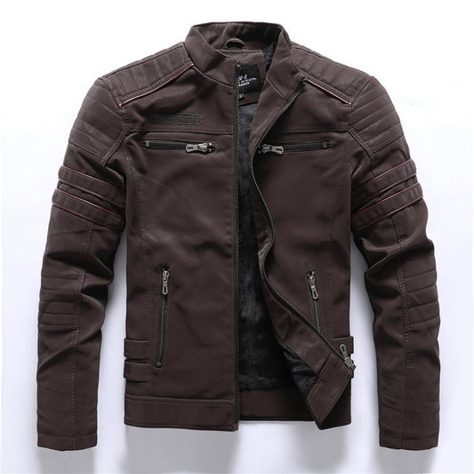 Men Leather Jacket.