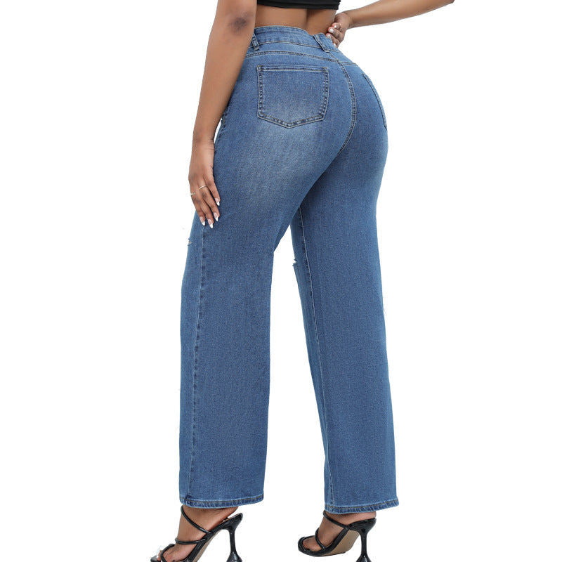 Wide-leg Jeans