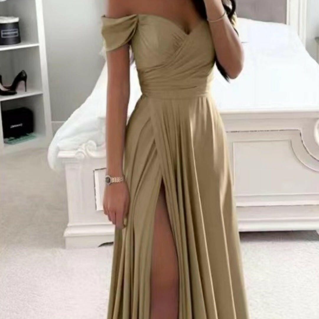 European And American Bridesmaid Dress Bottoming Dress.