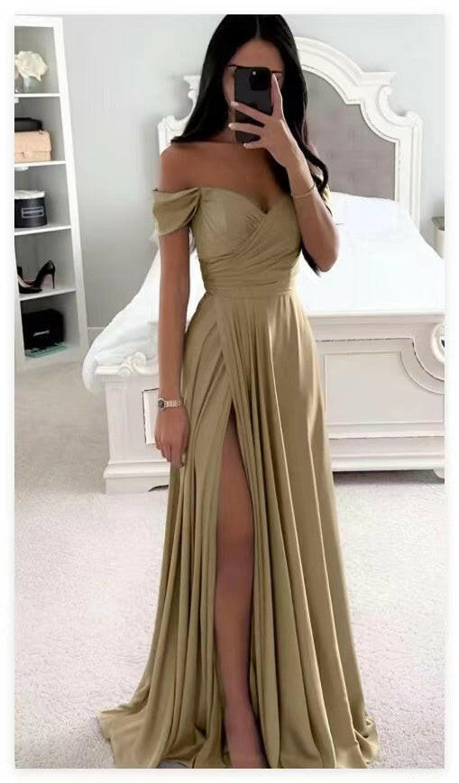 European And American Bridesmaid Dress Bottoming Dress.