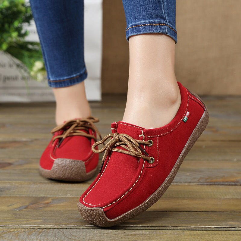 Mom casual shoes pregnant women flat shoes.