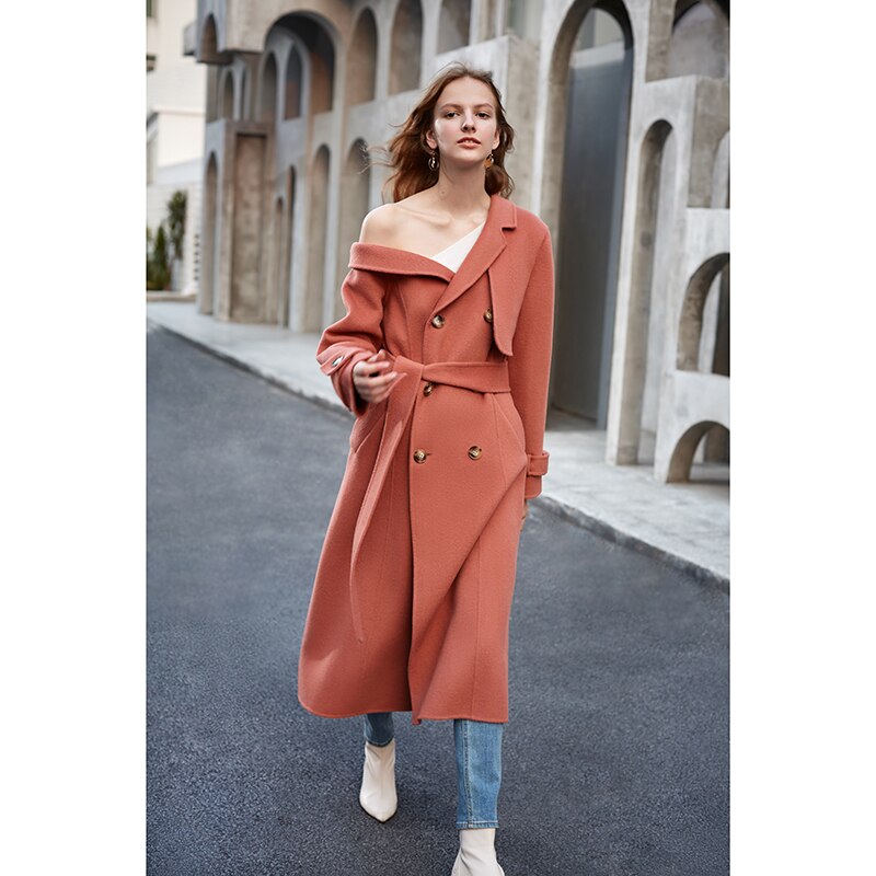 One Shoulder Overcoat