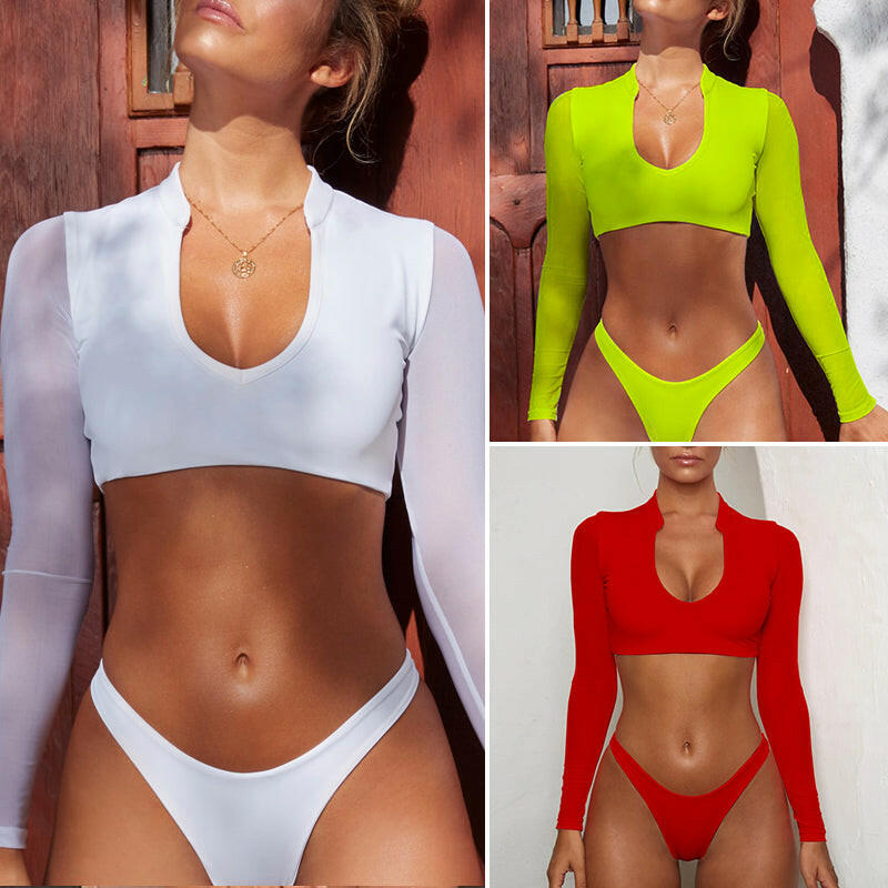 Long Sleeve  Bikini.