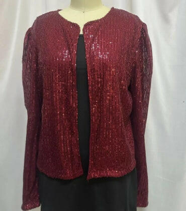 Women's jacket sequined jacket.