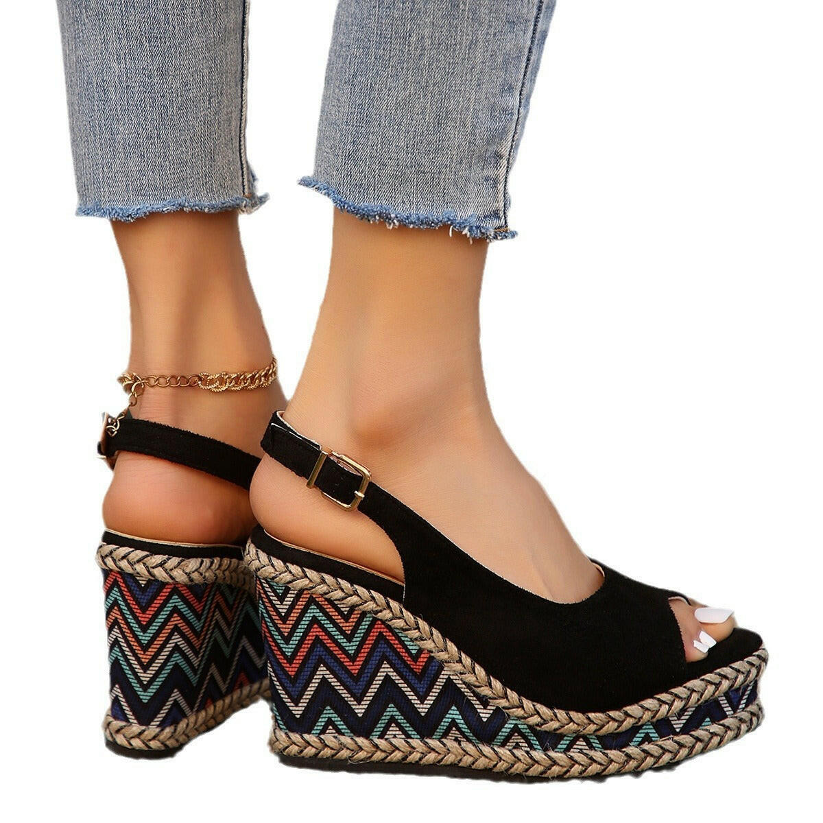 All-match High Heel Plus Size Wedge Sandals.