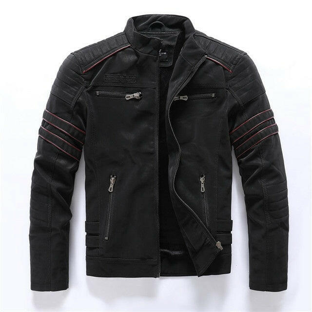 Men Leather Jacket.