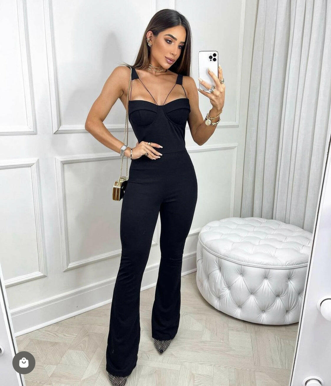 Bandage Jumpsuit Backless High Street Jumpsuit.