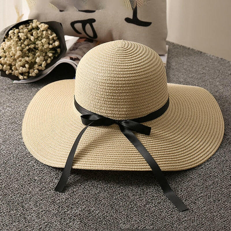 Summer Straw Hat Woman Beach Sun Hats.