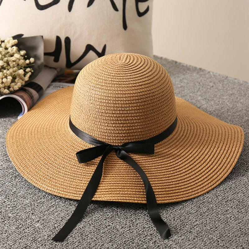 Summer Straw Hat Woman Beach Sun Hats.