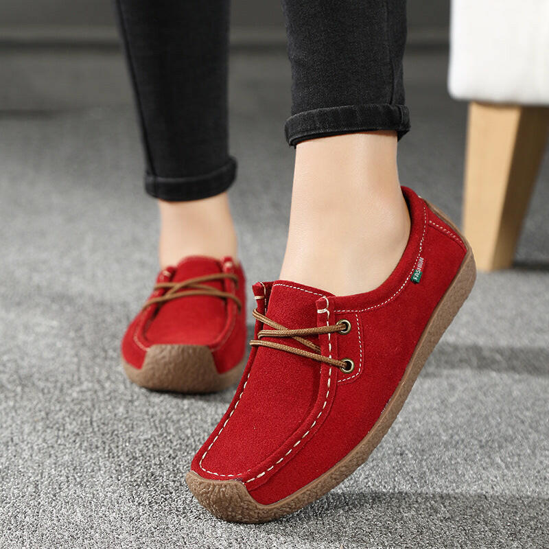 Mom casual shoes pregnant women flat shoes.