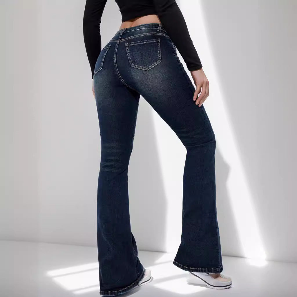 Elastic Slim Jeans