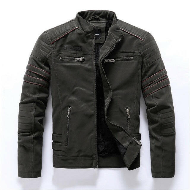 Men Leather Jacket.