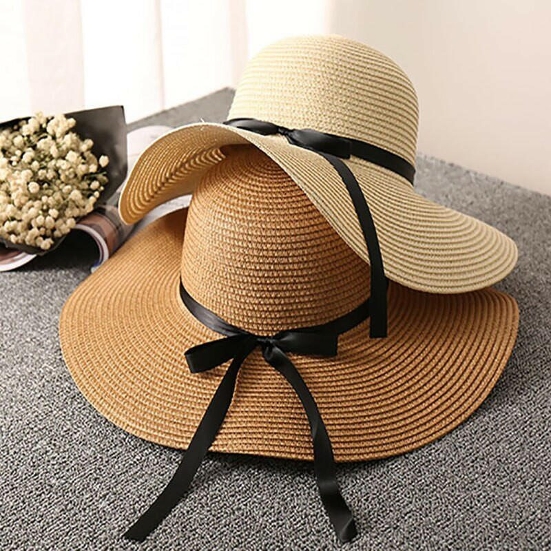 Summer Straw Hat Woman Beach Sun Hats.