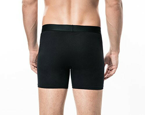 2 Pcs Boxer Brief L Black A387-003.