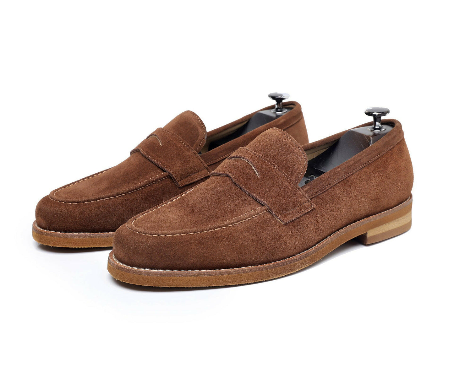 Retro Loafers Genuine Leather Handmade Leisure.