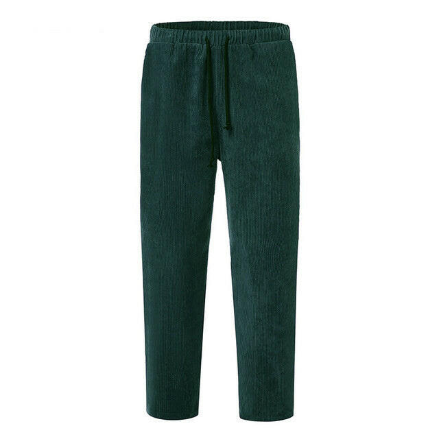 Winter Men Corduroy Pants Streetwear Joggers.