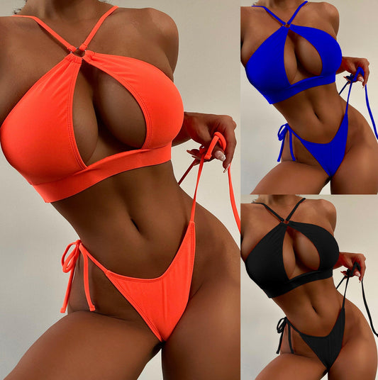 Split Swimsuit Sexy Bikini.