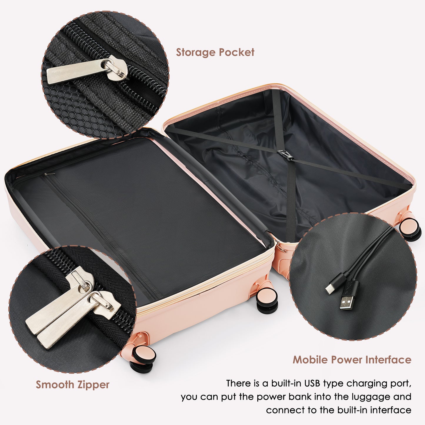 3-piece luggage