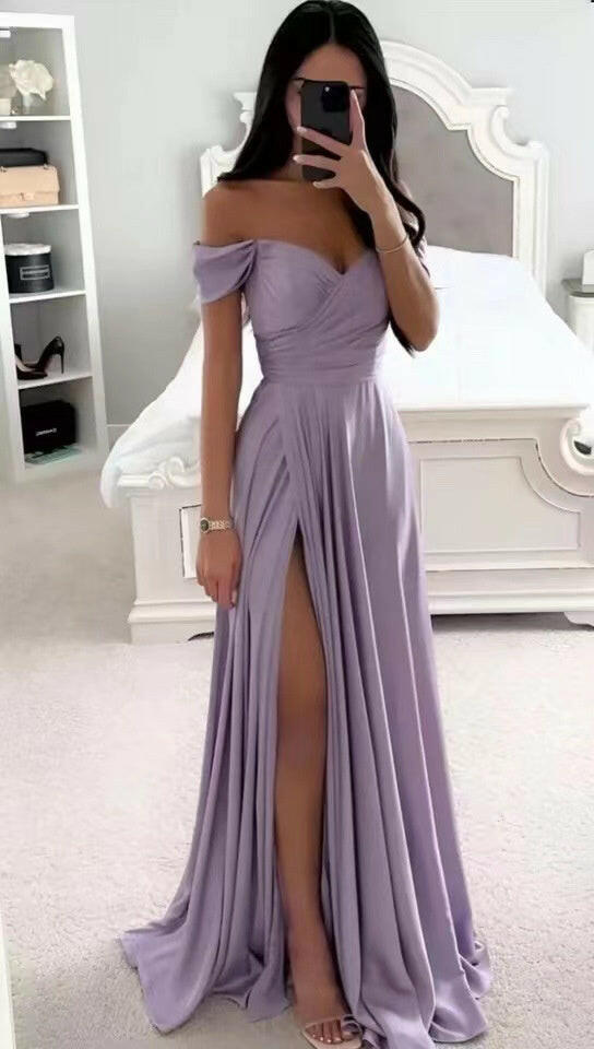 European And American Bridesmaid Dress Bottoming Dress.