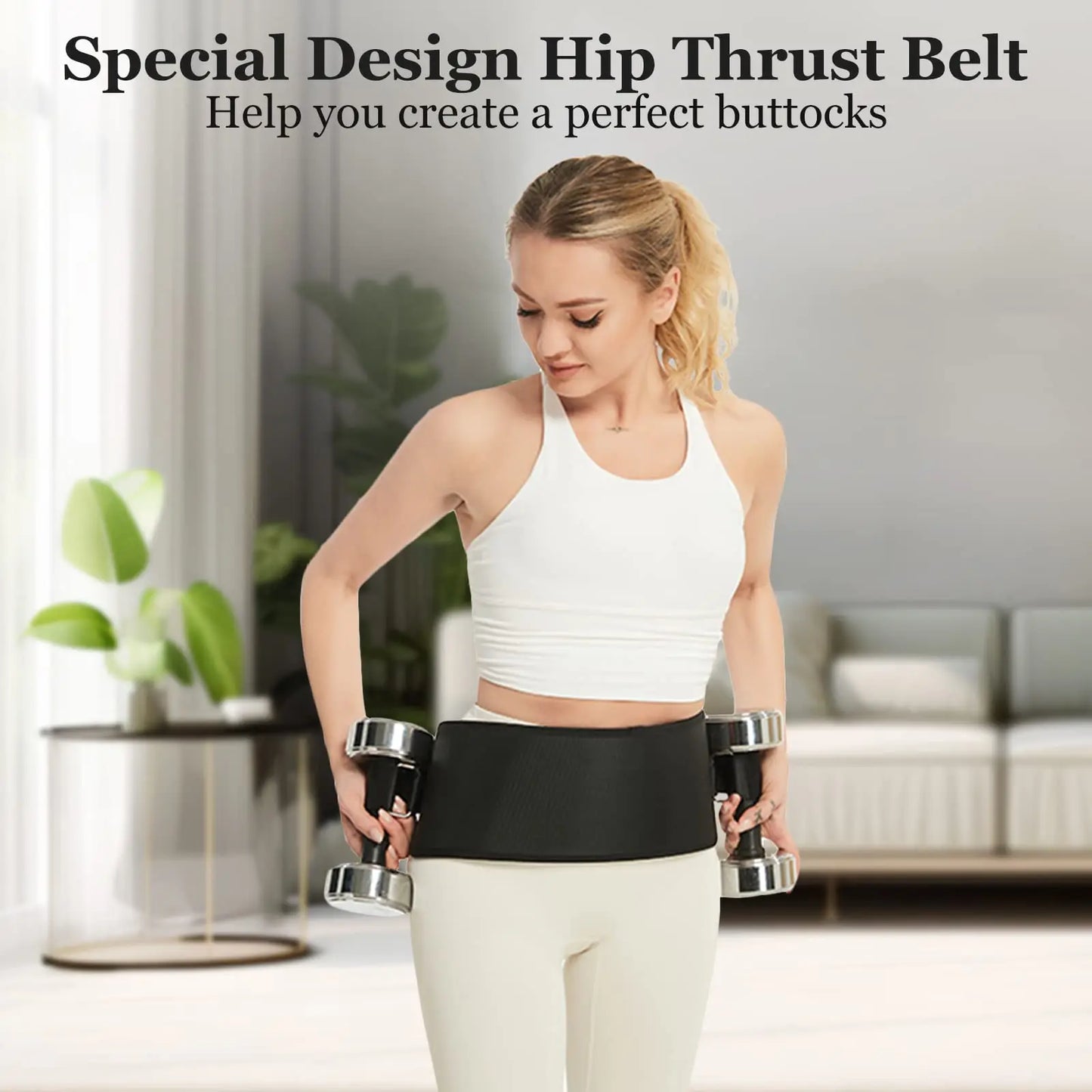 Hip thrust belt