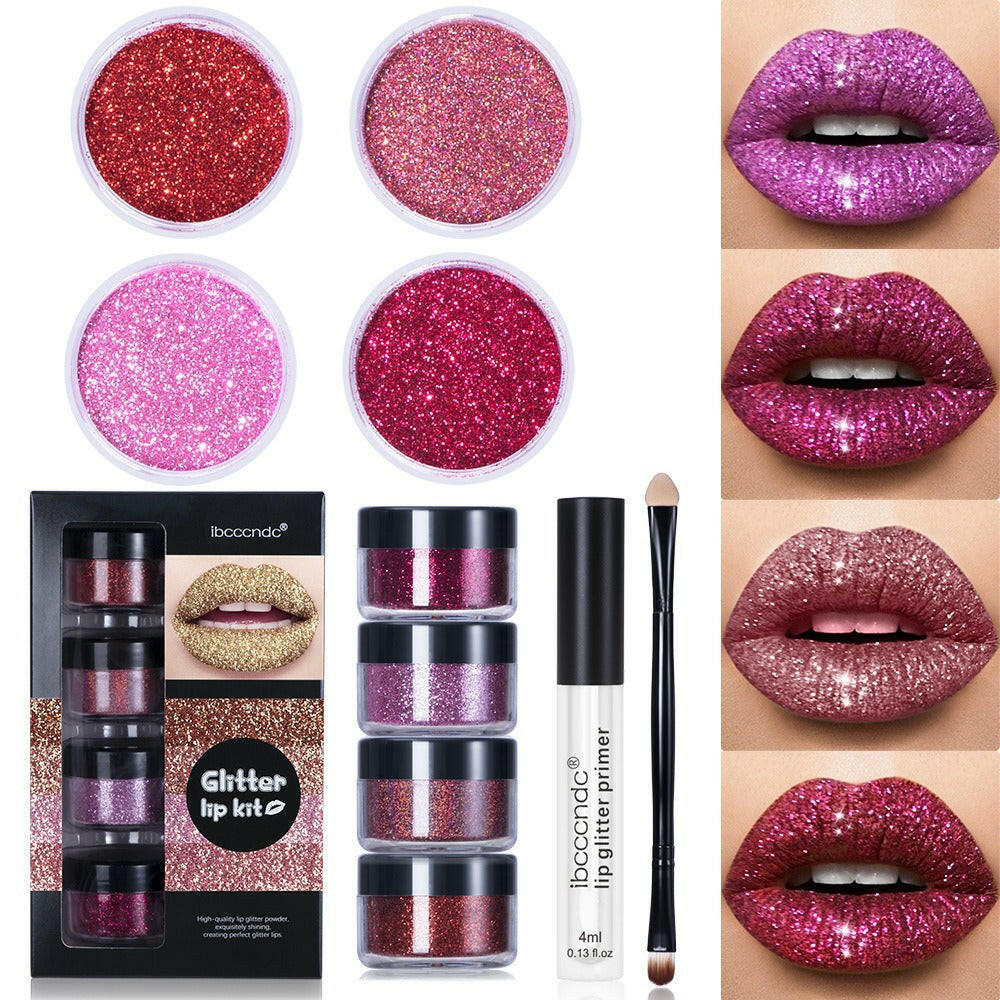 ibcccndc Glitter Lip Gloss Set.