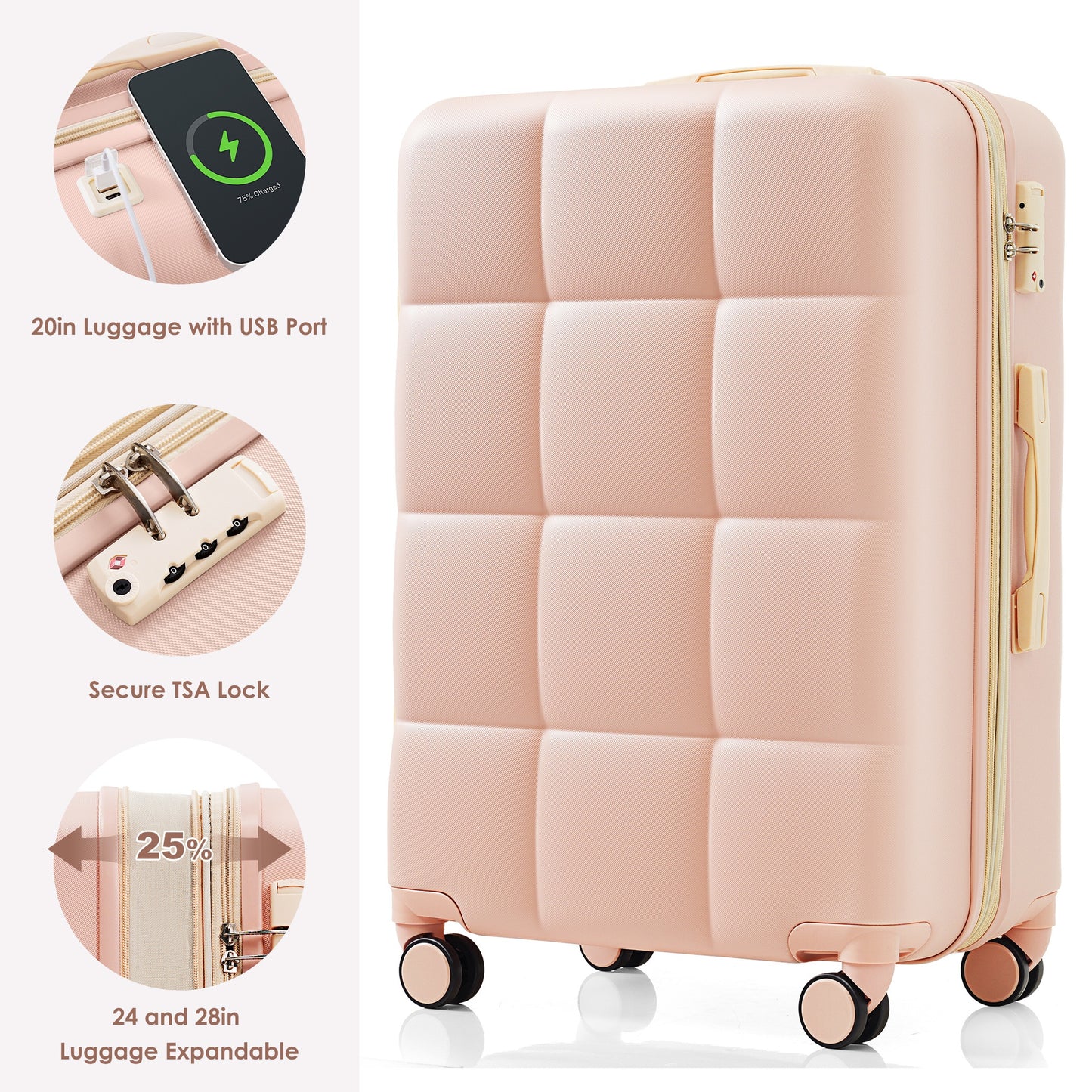 3-piece luggage