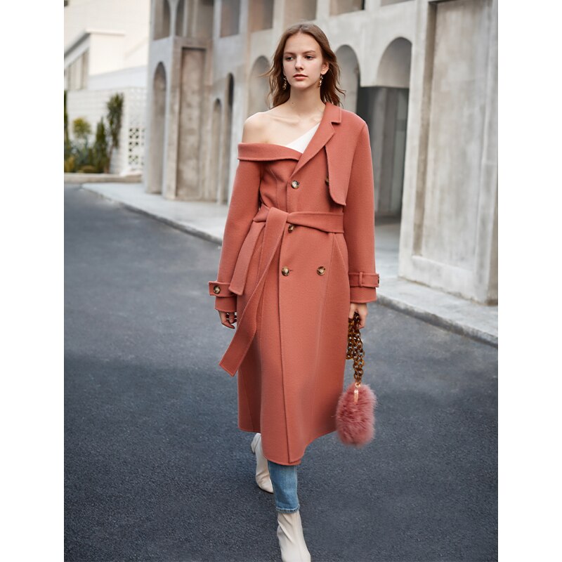 One Shoulder Overcoat