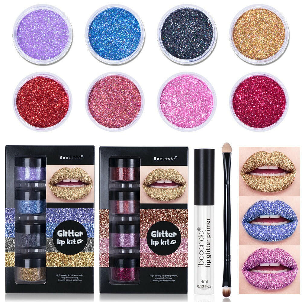 ibcccndc Glitter Lip Gloss Set.