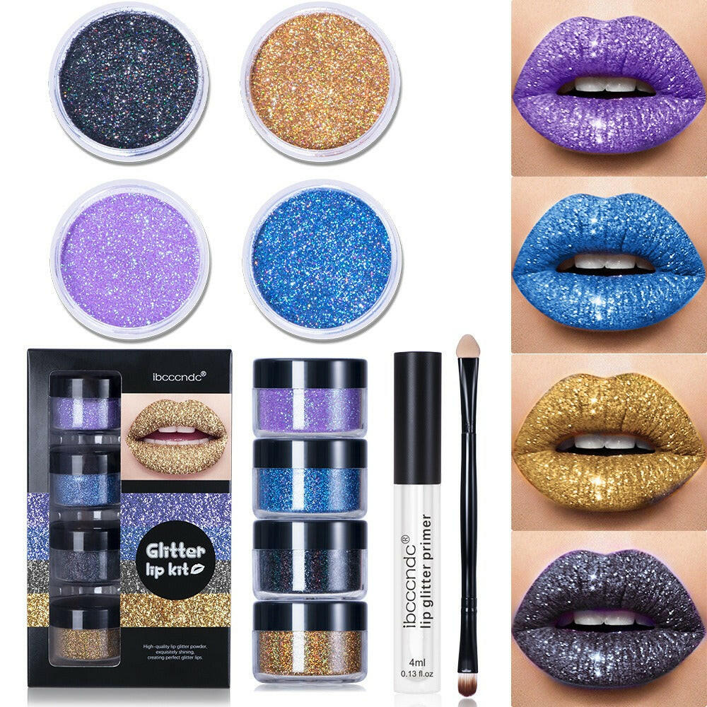 ibcccndc Glitter Lip Gloss Set.