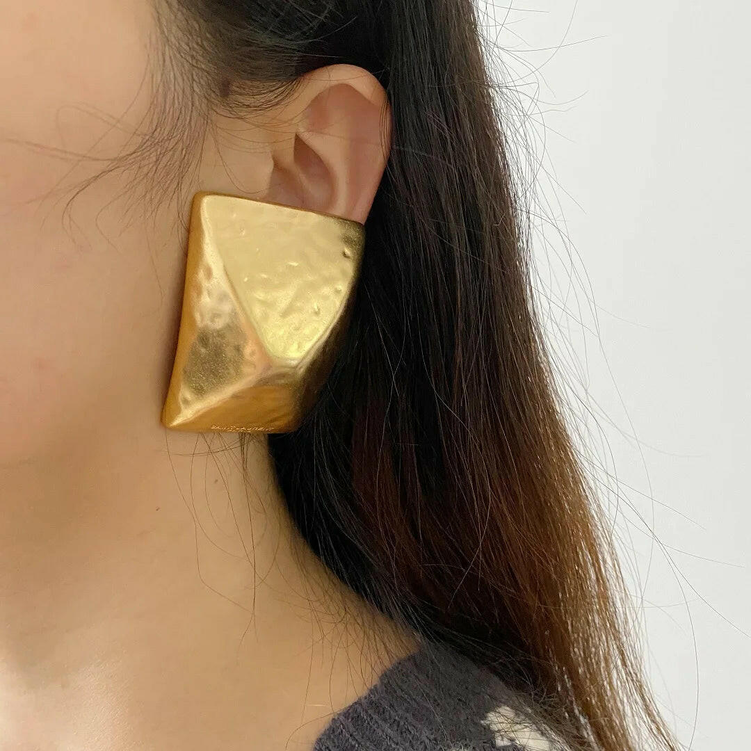 Geometric Square Hollow Earrings