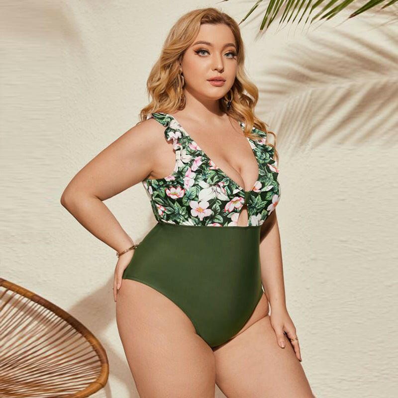 Plus Size  Bikini  Swimsuit.