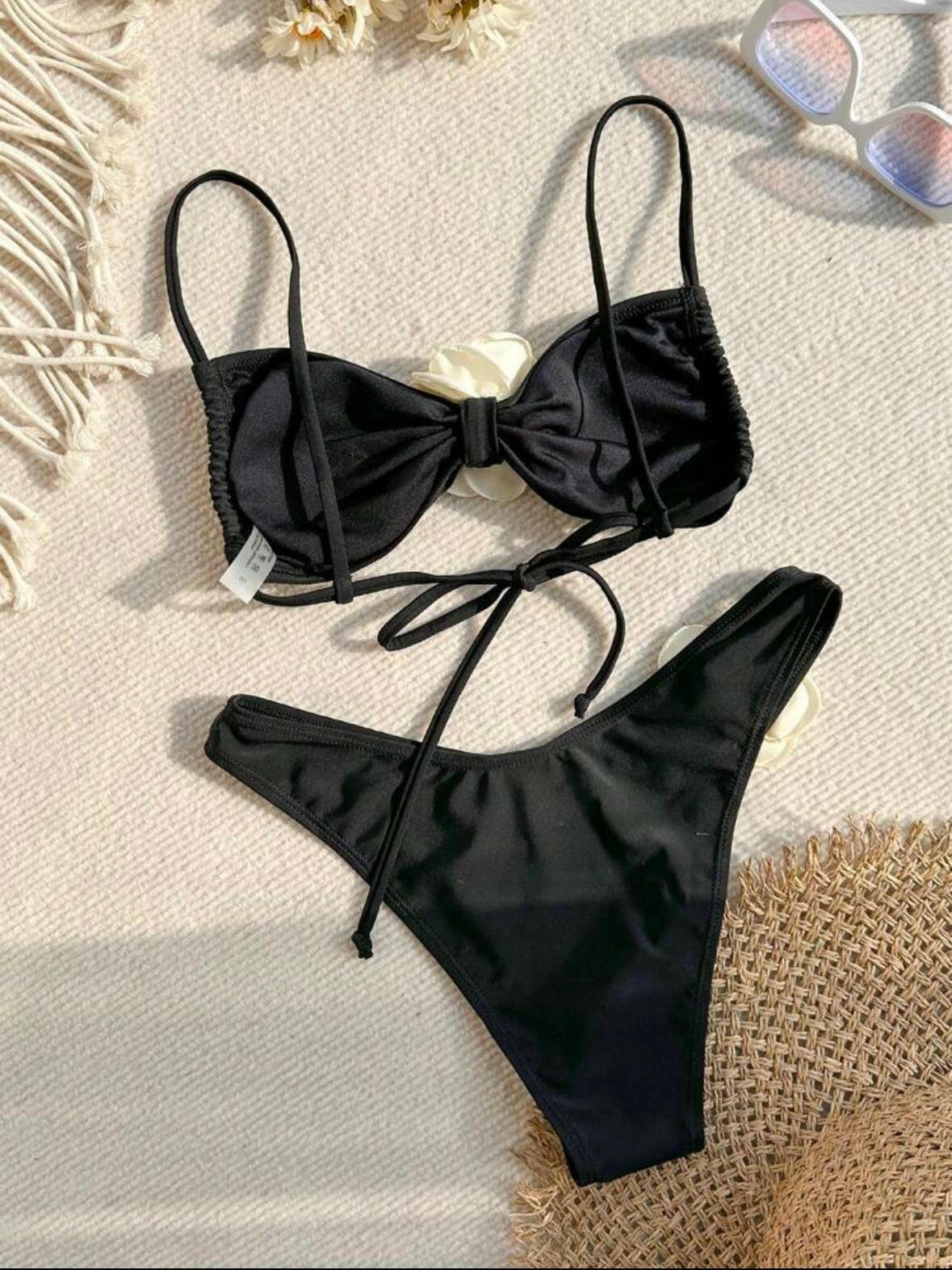 Split swimsuit bikini