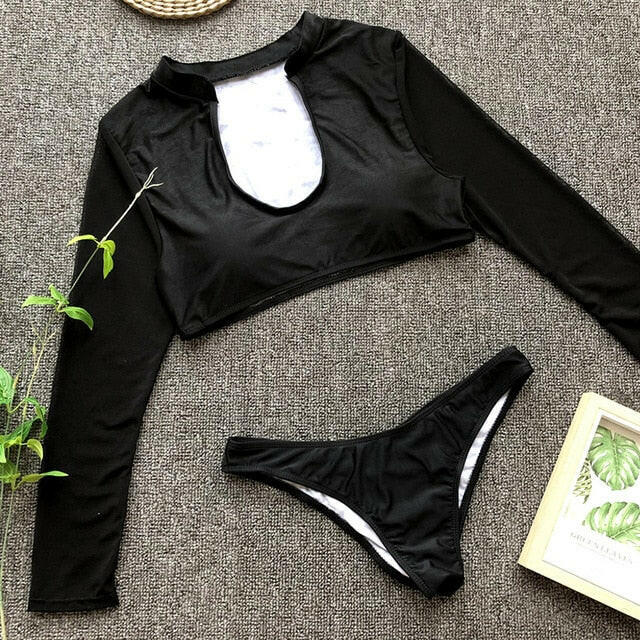 Long Sleeve  Bikini.