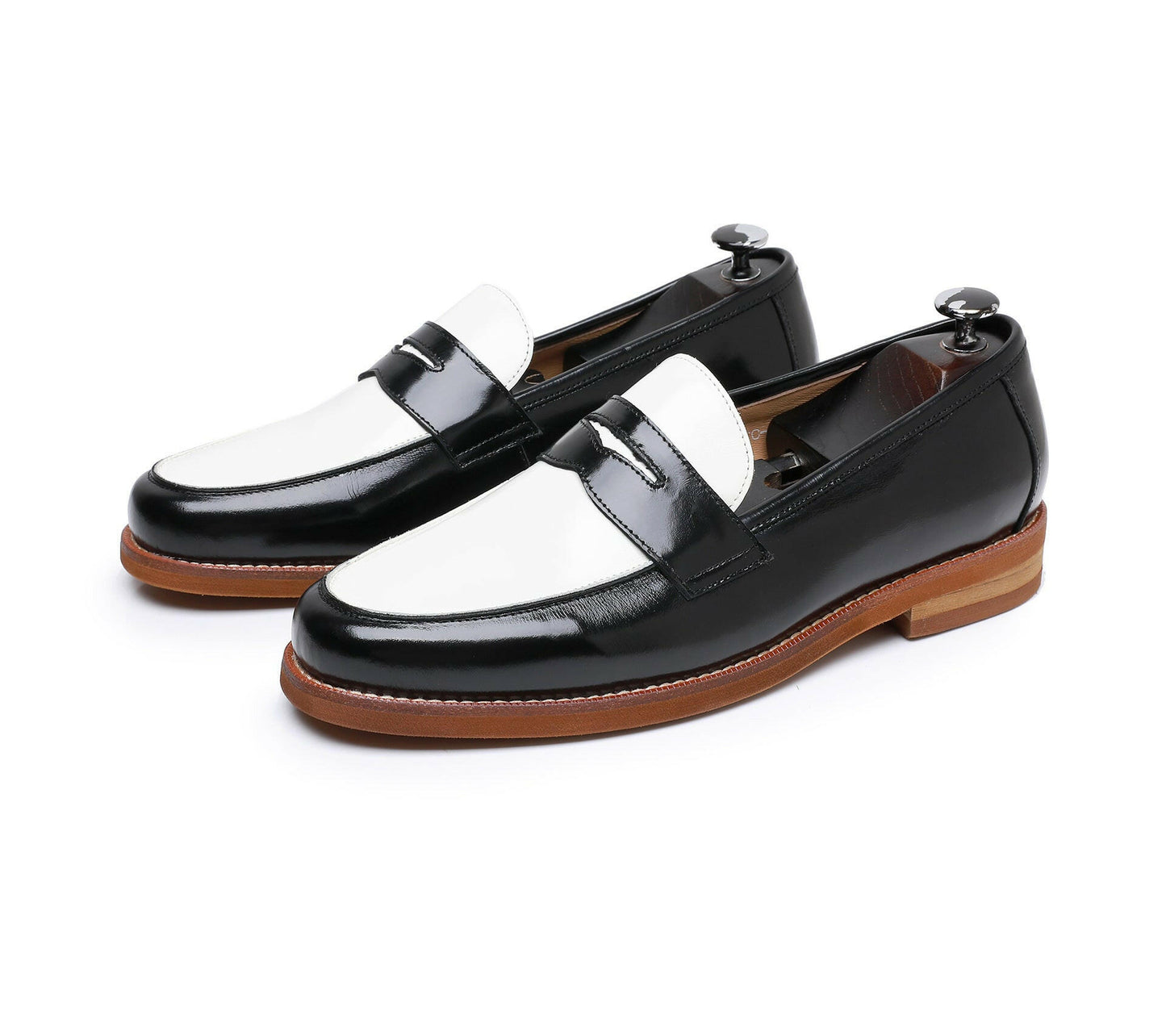 Retro Loafers Genuine Leather Handmade Leisure.