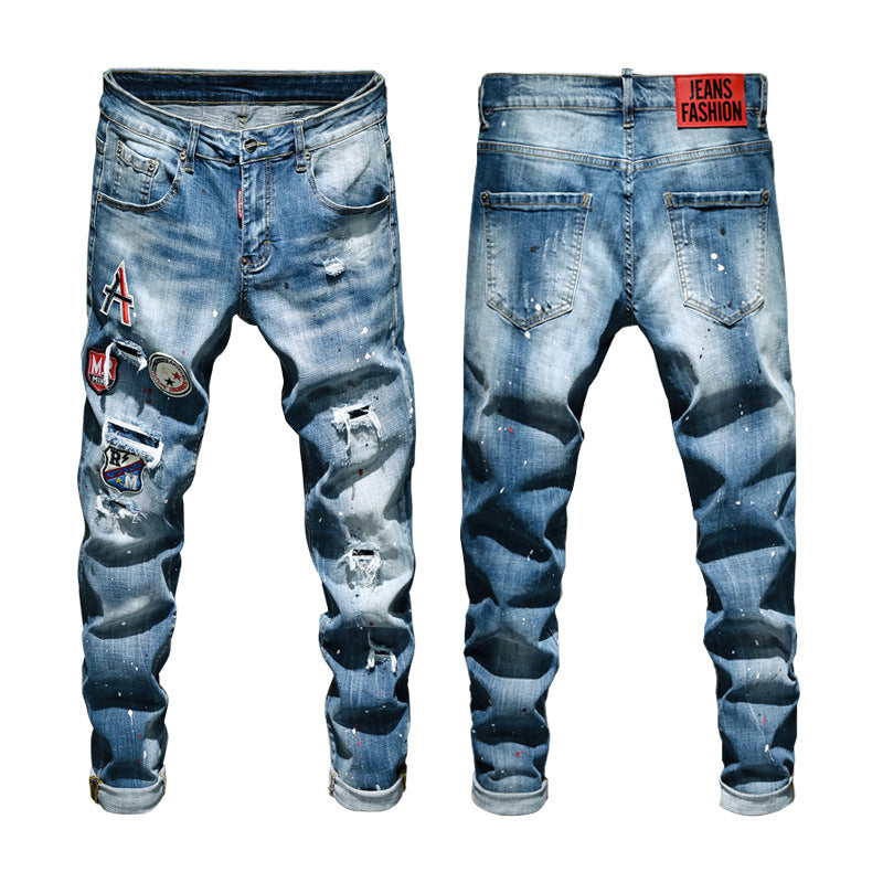 Cross-border New Men's Jeans.