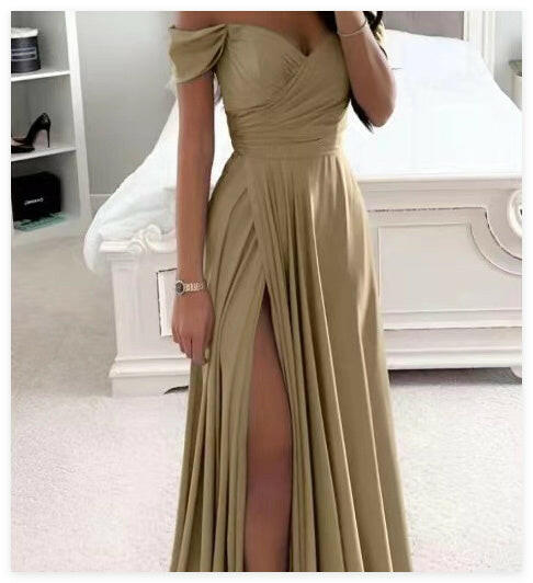 European And American Bridesmaid Dress Bottoming Dress.