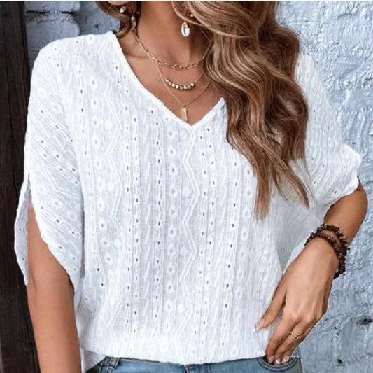 Fashion Short-sleeved Top T-shirt For Women.