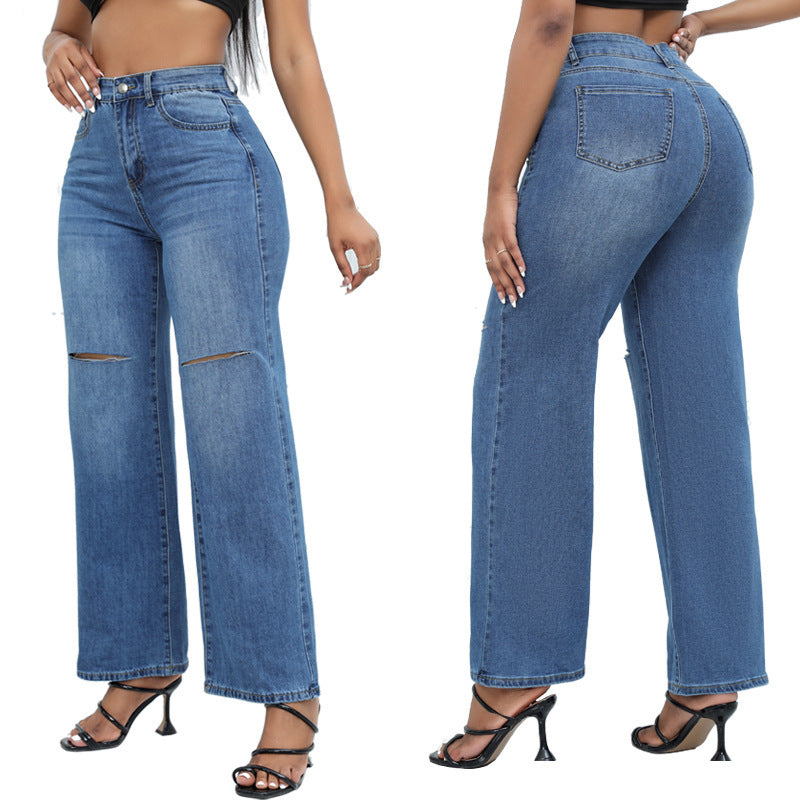 Wide-leg Jeans