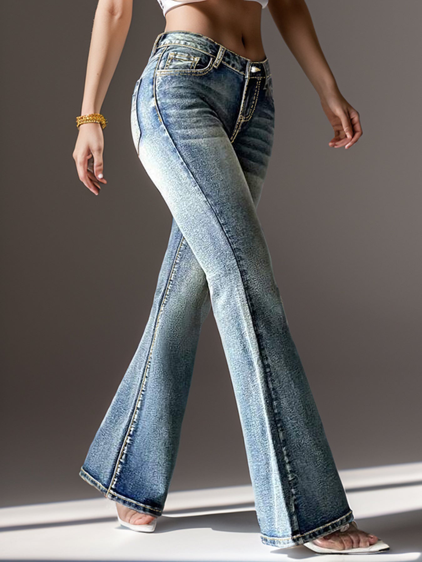 Women's Vintage Jeans High.