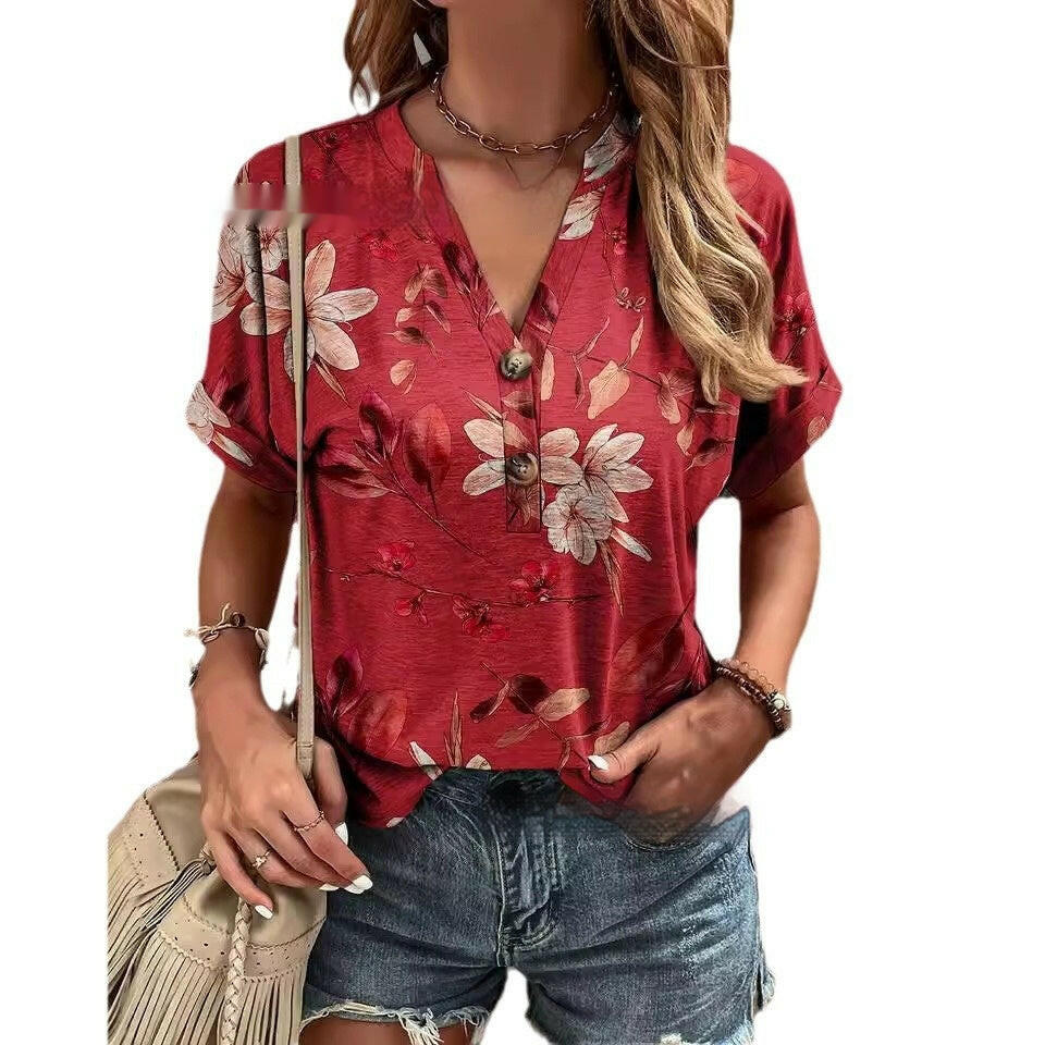 Fashion New Short-sleeved T-shirt For Women.