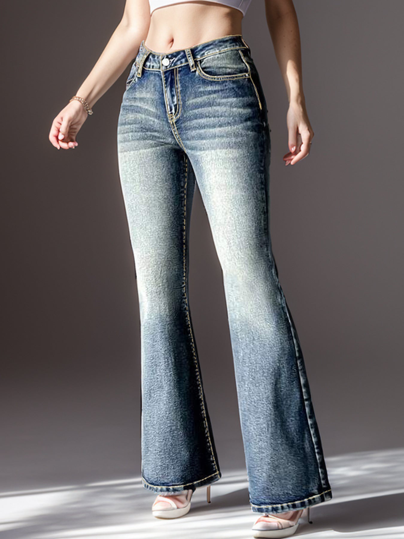 Women's Vintage Jeans High.